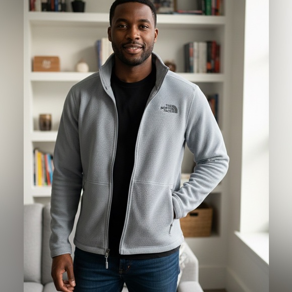 The North Face Other - The North Face‎ Men's Canyonlands Full-Zip Light Gray Performance Jacket Size S
